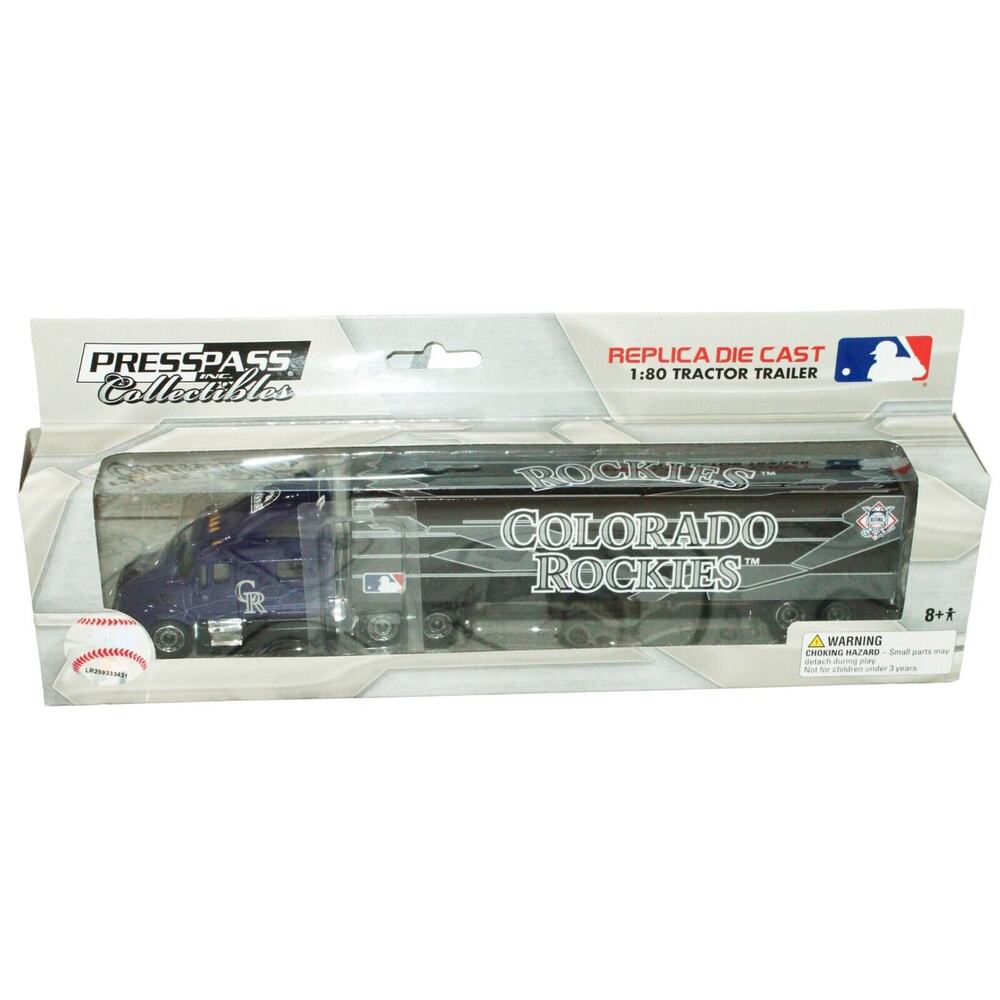 Vintage Logo Colorado Rockies MLB Baseball - 1:80 Diecast Truck Toy Vehicle 2012